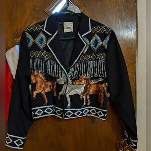 Snazzy Sequin & Beaded Jacket